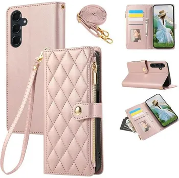 Pouzdro na mobilní telefon Glamour Pro Samsung Galaxy A56 Růžové