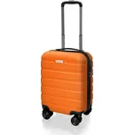 AVANCEA Skořepinový cestovní kufr DE2708 oranžový XS 47x31x21 cm