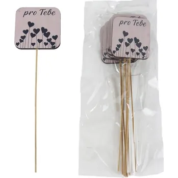 Dekorační zápich s nápisem Pro Tebe, 8 ks D7866