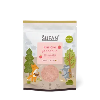 ŠUFAN s.r.o. Jahodová kašička BIO nemléčná - 180 g