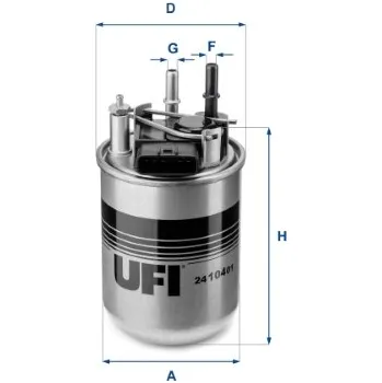 Palivový filtr Palivový filtr UFI FILTERS spa 24.104.01