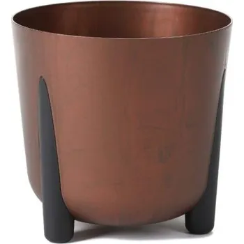 Květináč Lamela LAMELA, Květináč FRIDA průměr 30 cm, měď