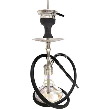 Čistič dýmky Vodní dýmka Aladin MVP 360 nerez 43 cm Shiny Clear