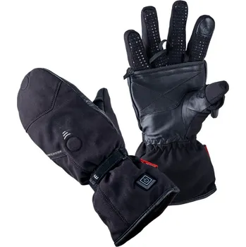 W-TEC Vyhřívané rukavice HEATflip 2v1 2x2000 mAh černá - XXS