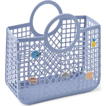 Nákupní košík LIEWOOD Samantha nákupní košík s přívěsky Dusty lavender