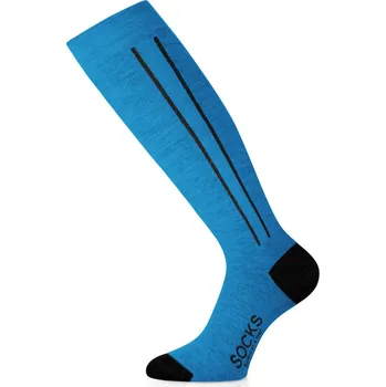 Pánské oblečení FWC lyžařské merino podkolenky - Tyrkysová 519 / (46-49) XL / Tyrkysová