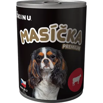 Krmivo pro psa Akinu MASÍČKA PREMIUM Mleté s hovězím konzerva pro psy 400 g