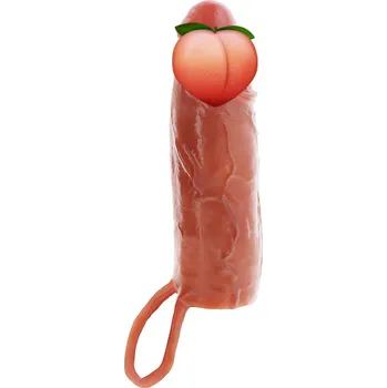 Návlek na penis ToyJoy Get Real Hydrated Skin Penis Sleeve Silicone (16 cm), realistický návlek na penis