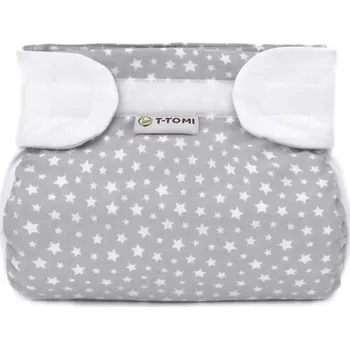 Plenkové kalhoty T-TOMI Ortopedické abdukční kalhotky - suchý zip, 3-6kg - grey stars