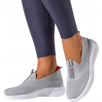 Dámské tenisky TENISKY Dámské Sportovní Tmavě Modré LEHKÉ Nazouvací Slip On Platforma vel. 38