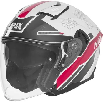 Helma na motorku přilba N130 EKTO, NOX (bílá, růžová, vel. XS)