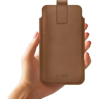 Pouzdro na mobilní telefon Tech Protect SM65 6-6,9", hnědé