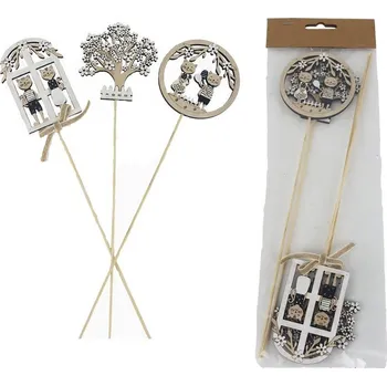 Velikonoční dekorace Jarní zápich, 4 ks D7769