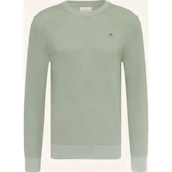 Pánské oblečení Gant Pánský Svetr, světle zelená, XL