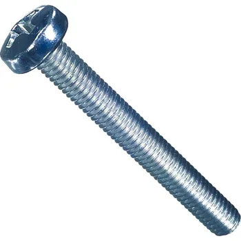 Spojovací materiál Šrouby s válcovou zaoblenou hlavou křížové M4x20 DIN 7985, pozinkované, sada 100 ks