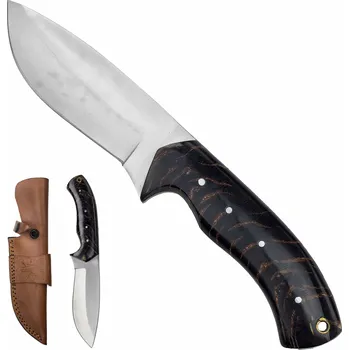 lovecký nůž PAK Pevný lovecký nůž "BOAR KILLER" s koženým pouzdrem