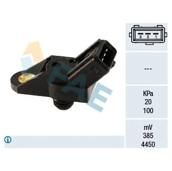 Čidlo automobilu Senzor tlaku sacího potrubí FRANCISCO ALBERO S.A. 15012