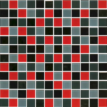 Obklad Skleněná mozaika Premium Mosaic vícebarevná 30x30 cm lesk MOS25MIX9