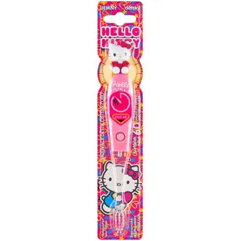 Zubní kartáček Hello Kitty Kartáček jemný dětský blikající Hello Kitty