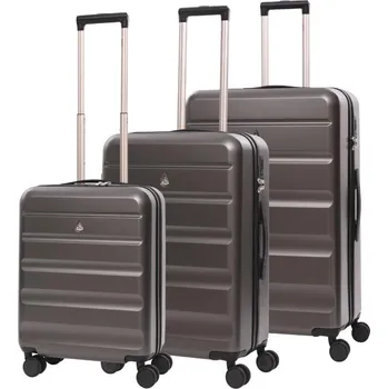 Sada cestovních kufrů AEROLITE T-635 - tmavě šedá