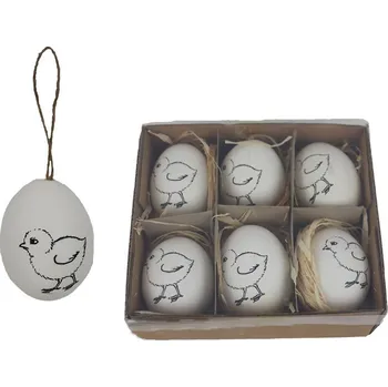 Velikonoční dekorace Velikonoční vajíčka, 6 ks X7943