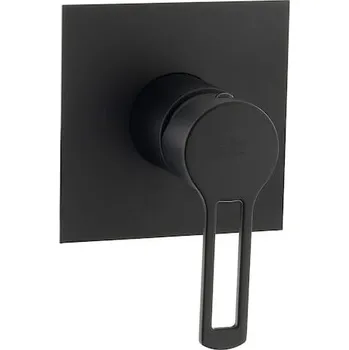 Vodovodní baterie Sprchová baterie Paffoni Ringo včetně podomítkového tělesa černá RIN010NO