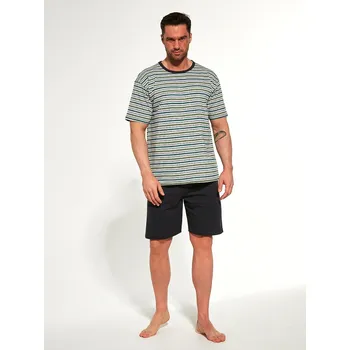 Pánské pyžamo Pyžamo Cornette Various 338/28 kr/r M-2XL Barva: grafit, Velikost: M