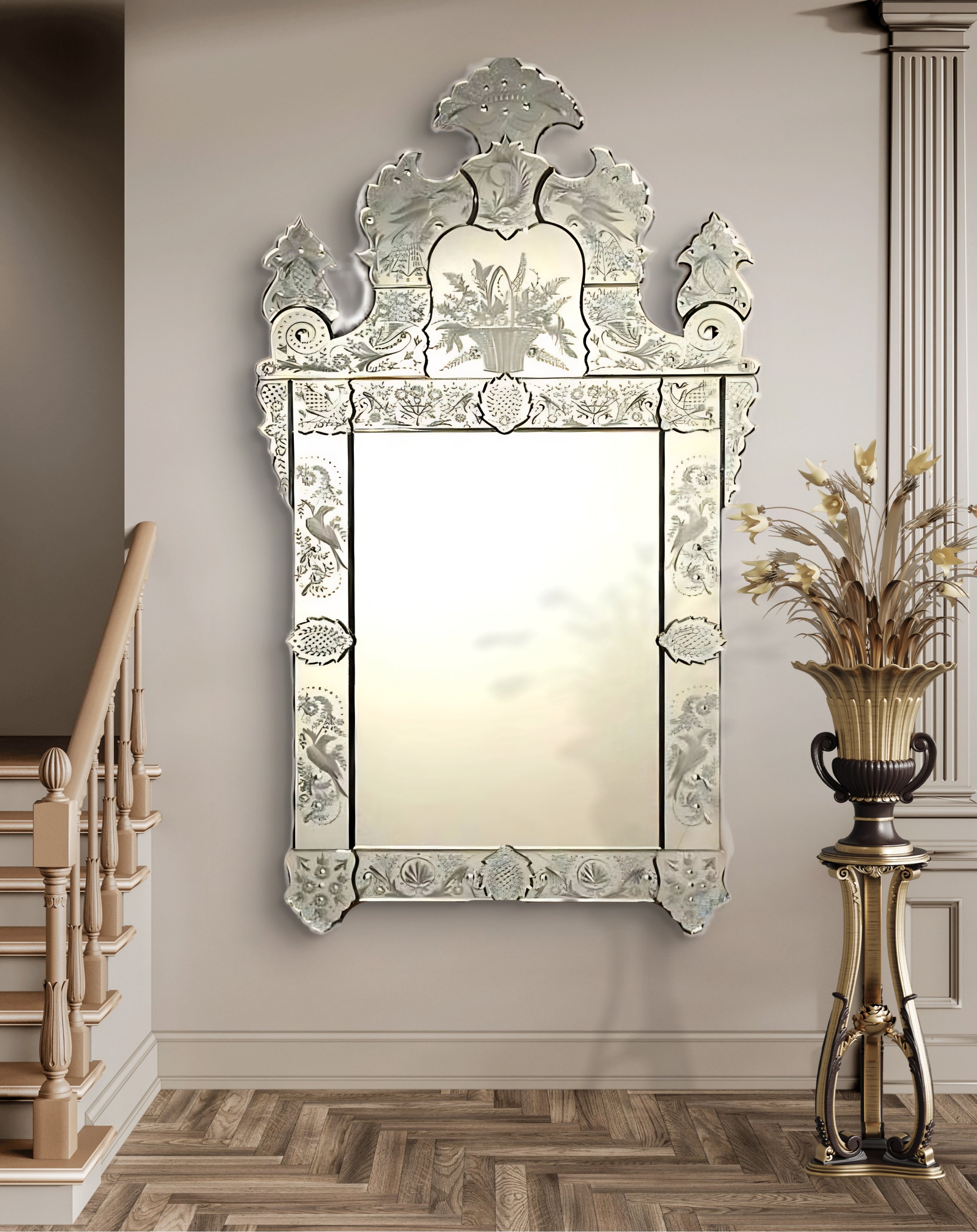 Benátské zrcadlo - 60 x 114 cm ( 304)