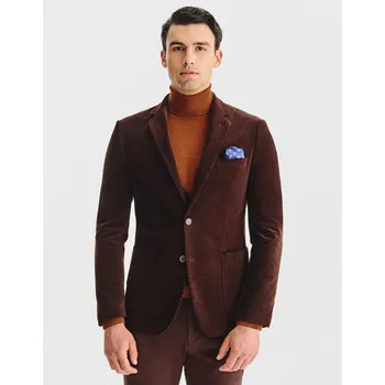 Pánské sako Manšestrové pánské sako hnědé barvy Pako Lorente, velikost vel. 50