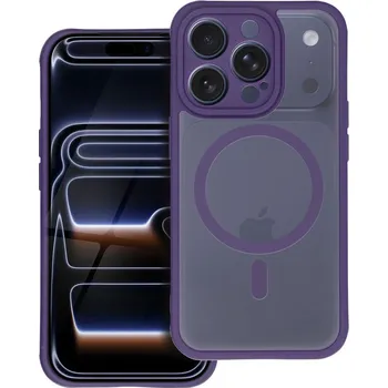 Náhradní kryt pro mobilní telefon Celomatné kryt Mag Cover s MagSafe pro iPhone 14 Purple
