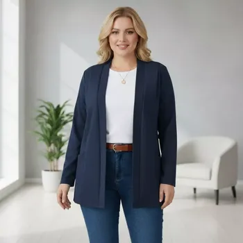 Dámské sako Dámský kardigan Sylwia tmavě modrý M3485