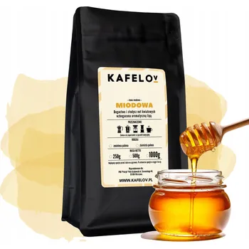 Káva Káva Kafelov příchuť MEDOVÁ 250 g zrnková