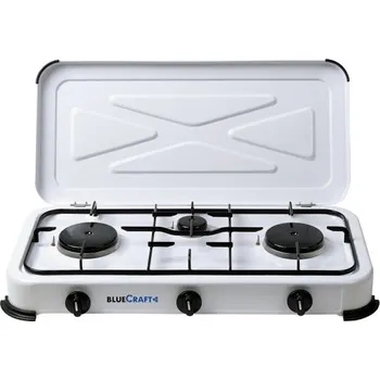 Turistický vařič Bluecraft Plynový vařič Bluecraft, 3 x hořák s pojistkou