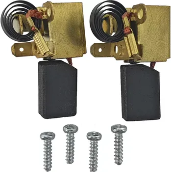 Originální uhlíkové kartáče - uhlíky do horní frézky Bosch POF 1200 AE, POF 1400 ACE, včetně držáku, 12 x 7 x 17.5 mm (1609203V51) - 2ks