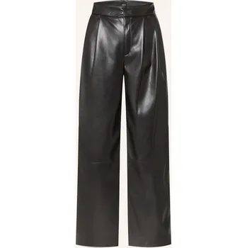 Dámské kalhoty Boss Dámské Kalhoty Tadesa V Koženém Vzhledu, černá, 40