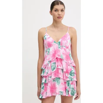 Dámské šaty Šaty Hollister Co. KI359.5239.109 růžová 30X, vel. XL