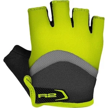 Cyklistické rukavice Rukavice R2 Loop dětské neon žluté 14let