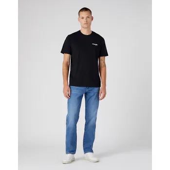 Pánské tričko Dvoubalení pánského trička WRANGLER W7BZFQE12 SIGN OFF TEE TRUE NAVY Velikost: XXL Tričko zdarma při nákupu nad 3000,-!