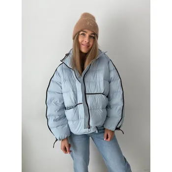 Dámská casual bunda Mishel Péřová bunda modrá Velikost: UNI