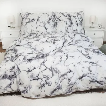 Povlečení Bavlněné povlečení 140x240 Mramor šedý II.jakost Zapínání: knoflík, Velikost polštáře: 70x90