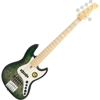 Baskytara Sire Marcus Miller V7 Ash Reissue 5 Transparent Green Satin 5-strunná baskytara