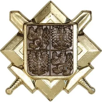 ARMÁDNÍ ORIGINÁL AČR Odznak zlatový (zlatý) velký AČR