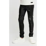 Dětské černé koženkové leginy Velikost: 122//128