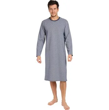 Pánská noční košile Pleas Pánská noční košile modrá L (180825-800-052)