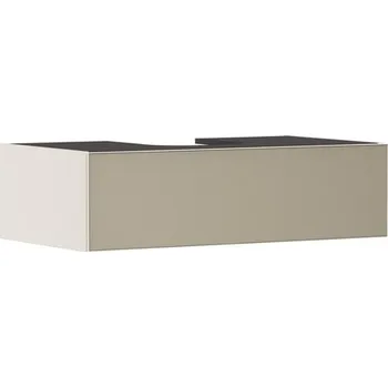 Koupelnový nábytek Skříňka pod umyvadlo pod desku Hansgrohe Xevolos E 98x27,5x55 cm písková matná béžová 54314390