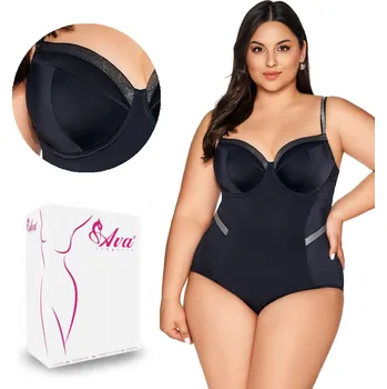 Dámské plavky Ava jednodílné plavky černé, velikost 90G