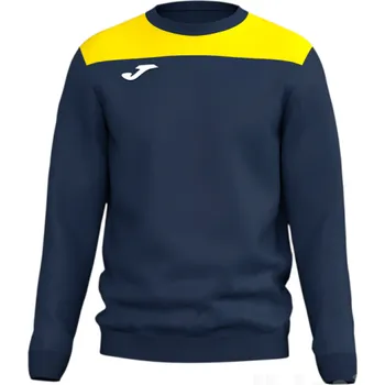 Pánská mikina Mikina JOMA PHOENIX III, barva tmavě modrá - žlutá, velikost 4XS