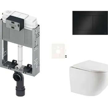 WC sada Závěsný wc set k zazdění SAT SIKOTZTOR67BL