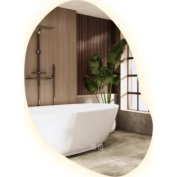 Zrcadlo Dekorativní dotykové zrcadlo s LED osvětlením CLOUD C 60x80 cm