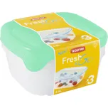 Curver Set FRESHandGO 3x0,8l dózy mint